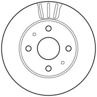 562814JC Jurid Тормозной диск