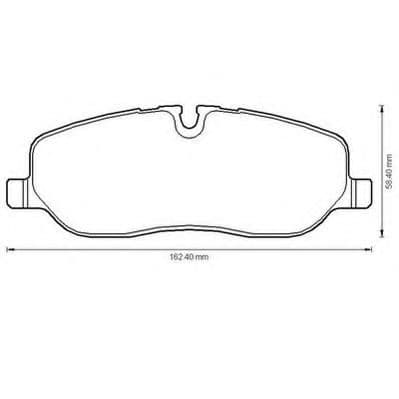 572521J Jurid Гальмівні колодки