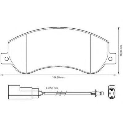 573275J Jurid Гальмівні колодки