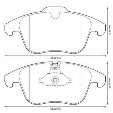 573311J Jurid Гальмівні колодки