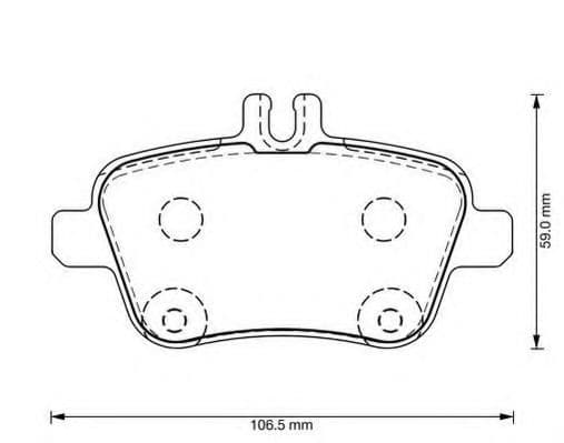 573370J Jurid Гальмівні колодки