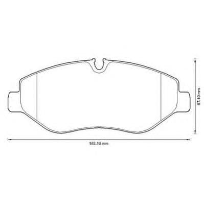 2919209560 Jurid Тормозные колодки