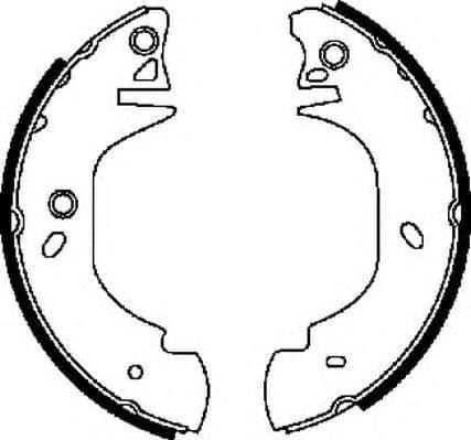 362301J Jurid Гальмівні колодки