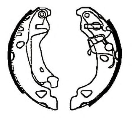 362312J Jurid Гальмівні колодки