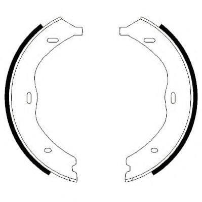 362455J Jurid Колодки ручника