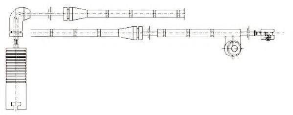 581381 Jurid Датчик зношення гальмівних колодок