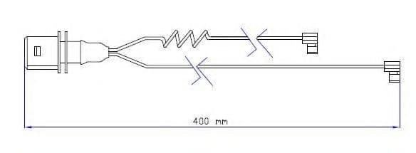 587026 Jurid Датчик износа тормозных колодок