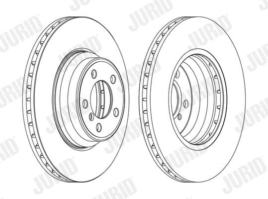 562401jc1 Jurid Гальмівний диск