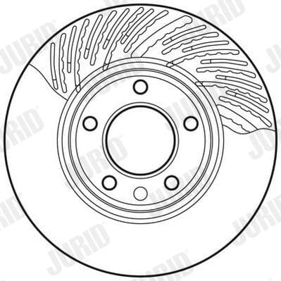 562338jc1 Jurid Гальмівний диск