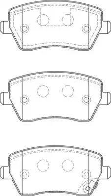 573255J Jurid Гальмівні колодки