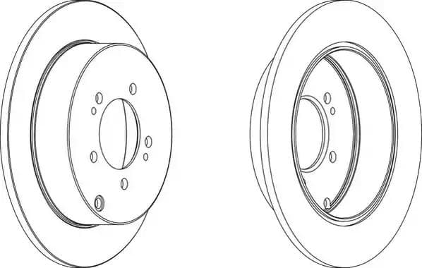 562527JC Jurid Гальмівний диск
