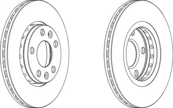 562529JC Jurid Гальмівний диск