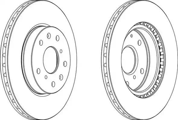 562534JC Jurid Гальмівний диск