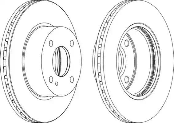 562539JC Jurid Гальмівний диск