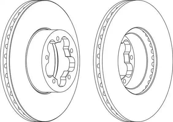 562541JC Jurid Гальмівний диск