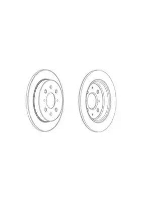 562851JC Jurid Гальмівний диск