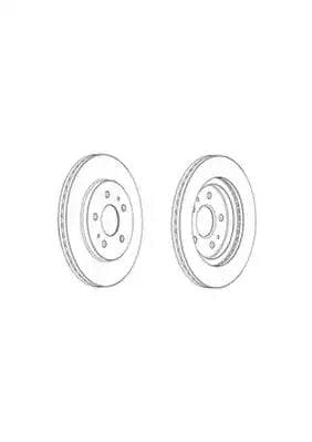 562853JC Jurid Тормозной диск