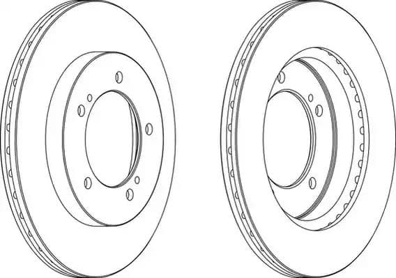 562906JC Jurid Гальмівний диск для Suzuki Vitara