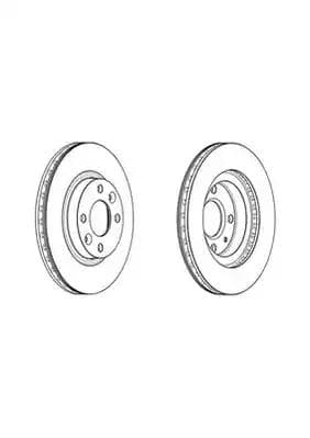 562960jc Jurid Гальмівний диск