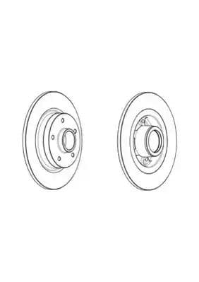 562981j1 Jurid Гальмівний диск