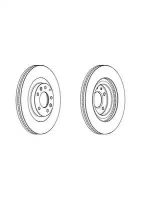 562921jc1 Jurid Тормозной диск