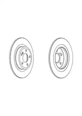 562963jc Jurid Тормозной диск