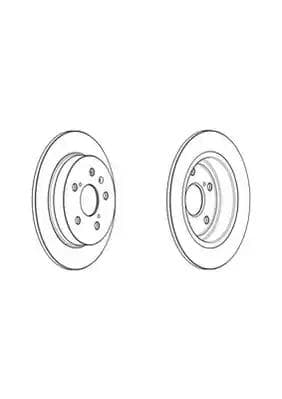 562967jc Jurid Тормозной диск