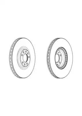 562943jc Jurid Гальмівний диск