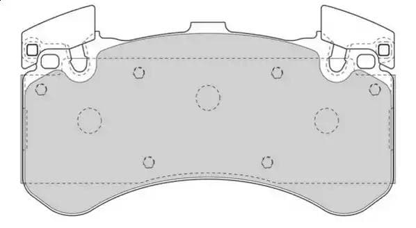 573649j Jurid Гальмівні колодки