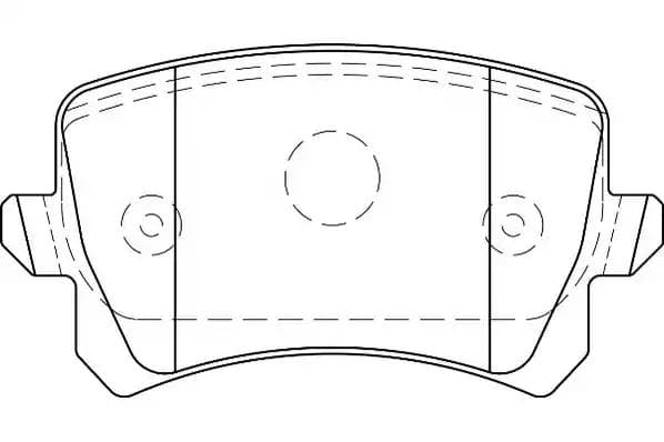 573667j Jurid Гальмівні колодки