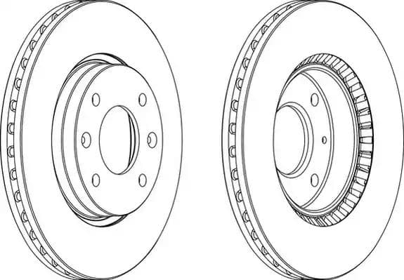 562734jc Jurid Тормозной диск