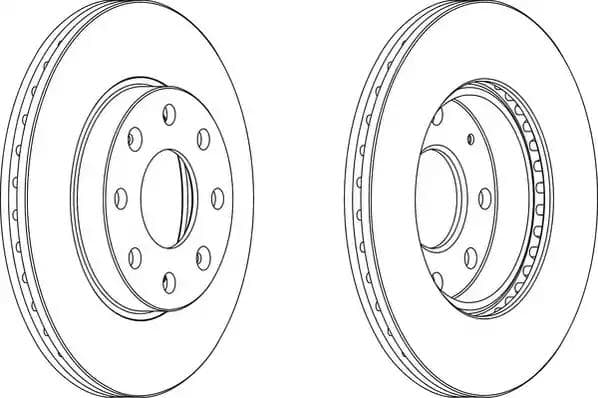 563019jc Jurid Тормозной диск