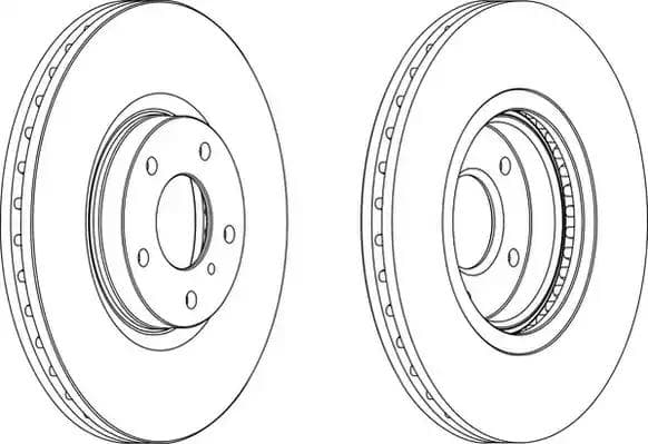 563032jc1 Jurid Гальмівний диск