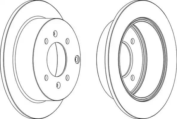 563042jc Jurid Гальмівний диск