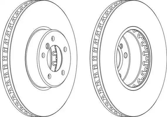 563045jc1 Jurid Гальмівний диск