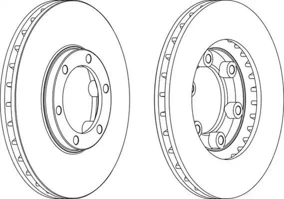 563072jc Jurid Гальмівний диск для Mitsubishi L200