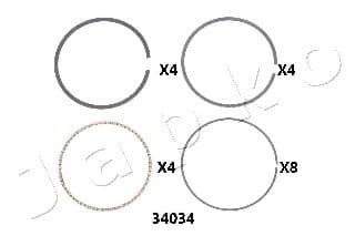 434034J Japko Поршневе кільце