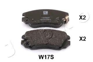 50W17 Japko Гальмівні колодки