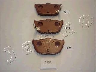 51123 Japko Гальмівні колодки для Nissan Bluebird