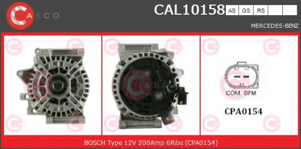 CAL10158AS Casco Генератор