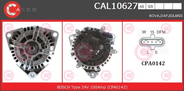 CAL10627AS Casco Генератор