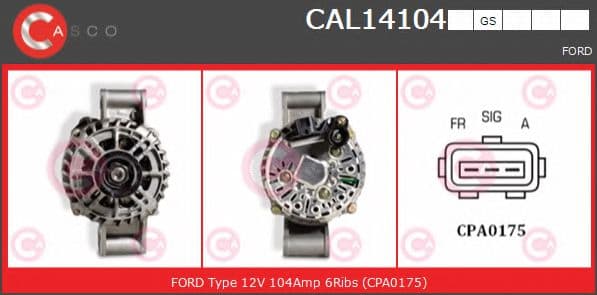 CAL14104GS Casco Генератор