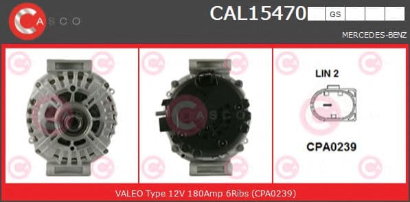 CAL15470GS Casco Генератор