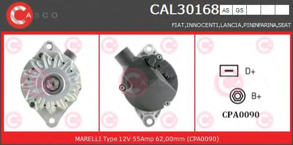 CAL30168AS Casco Генератор