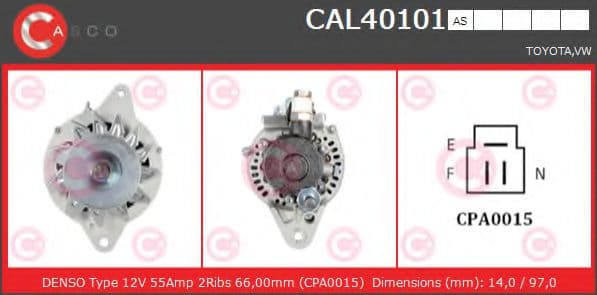 CAL40101AS Casco Генератор