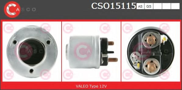 CSO15115AS Casco Тягове реле стартера