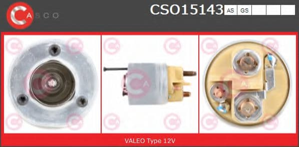 CSO15143AS Casco Тяговое реле стартера