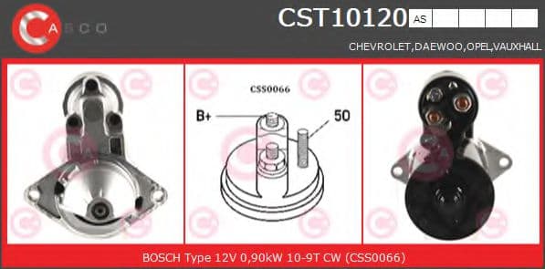 CST10120AS Casco Стартер
