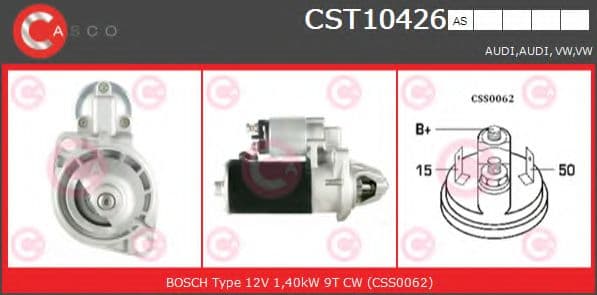 CST10426AS Casco Стартер