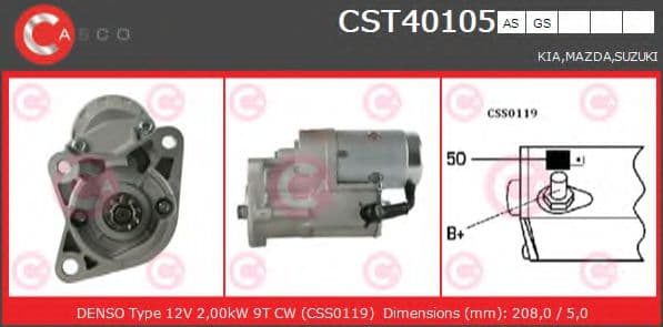 CST40105AS Casco Стартер